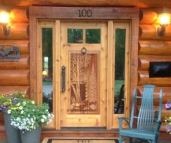 #11 2lite lake scene w/ sidelites (cedar)