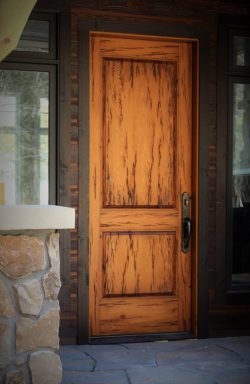 #12 Dbl. panel w/ custom distress (fir)