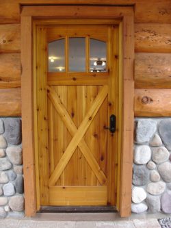 #14 3lite plank & crossbuck (cedar)