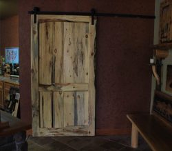 #16 Sliding barn from rustic pine
