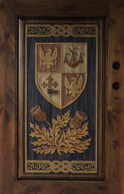 #41 Custom crest on door panel