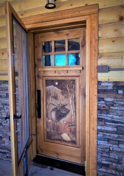 #50 6lite elk w/ ledge & screen door (alder)