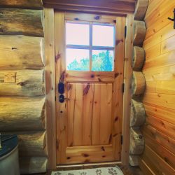 #23 4lite panel door (reclaimed Cedar)