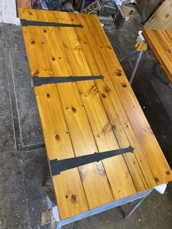 #20 Plank w/ hand-forged straps (pine)