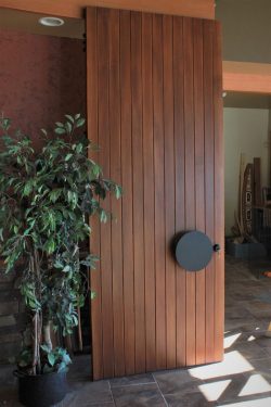 #39 Custom plank w/ custom door pull (clear fir)